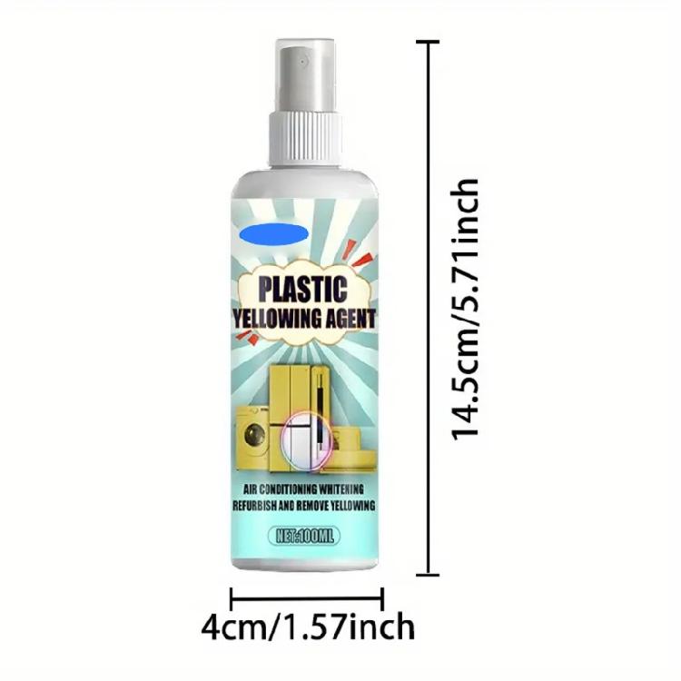 Multipurpose Plastic Yellowing Erasers Safe On Floors Walls Appliances 100ml Portable Deep Cleaner for Post Renovation