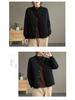 Women's Quilted Light Cotton Jacket - Autumn/Winter 2025, Short Solid Color Outerwear