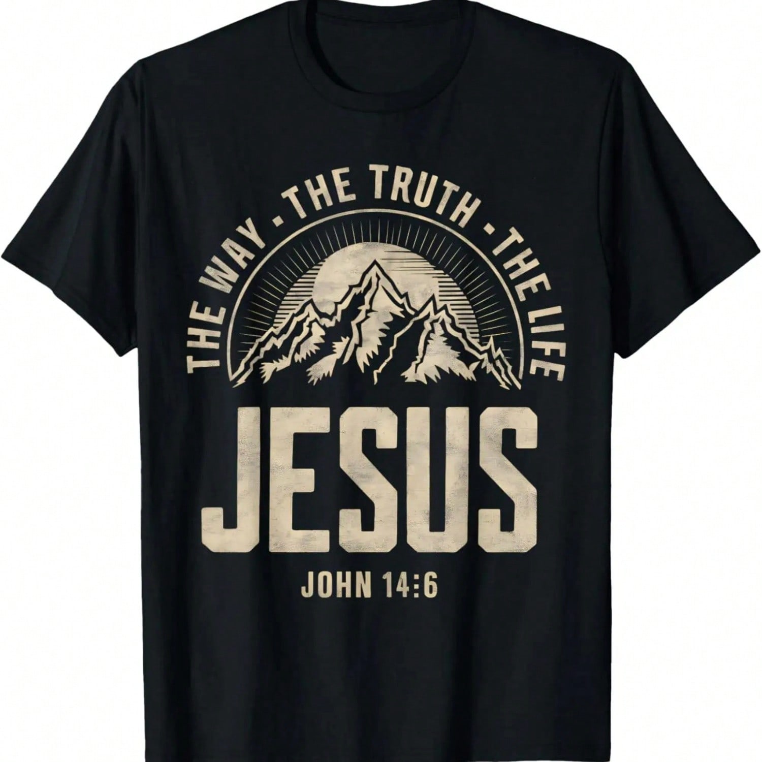 Let Your Faith Be Taller Than Your Fears Giraffe T-Shirt S