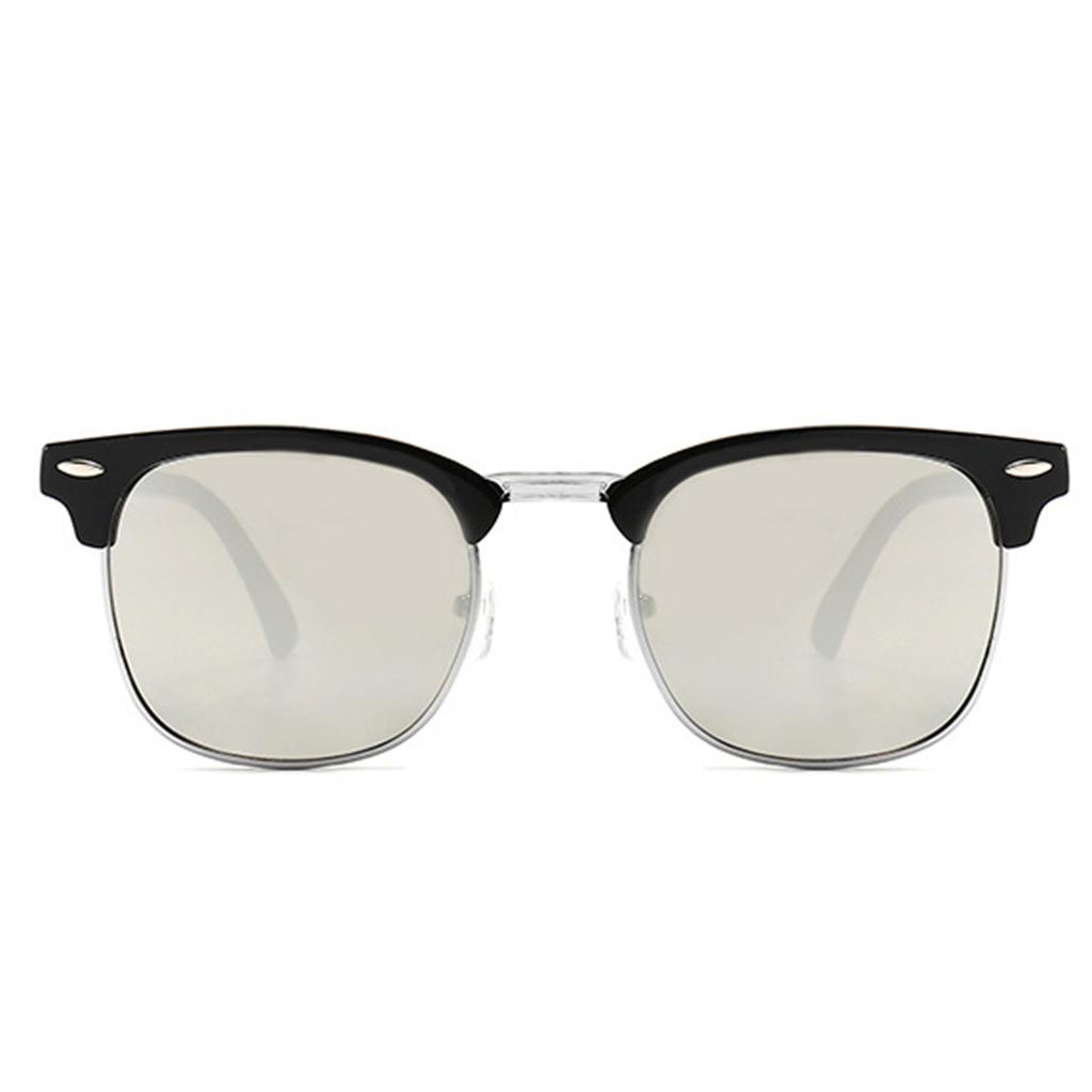 1pc Men Geometric Fashion Photochromic Glasses For School Life Daily Wlaking Clothing Accessories Casual Shades Accessories