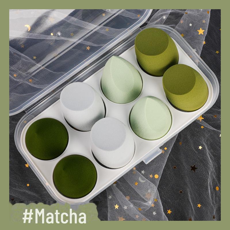 

Набор косметических губок: Пуховка для пудры Water Drop, косметическое яйцо, спонж Air Cushion.