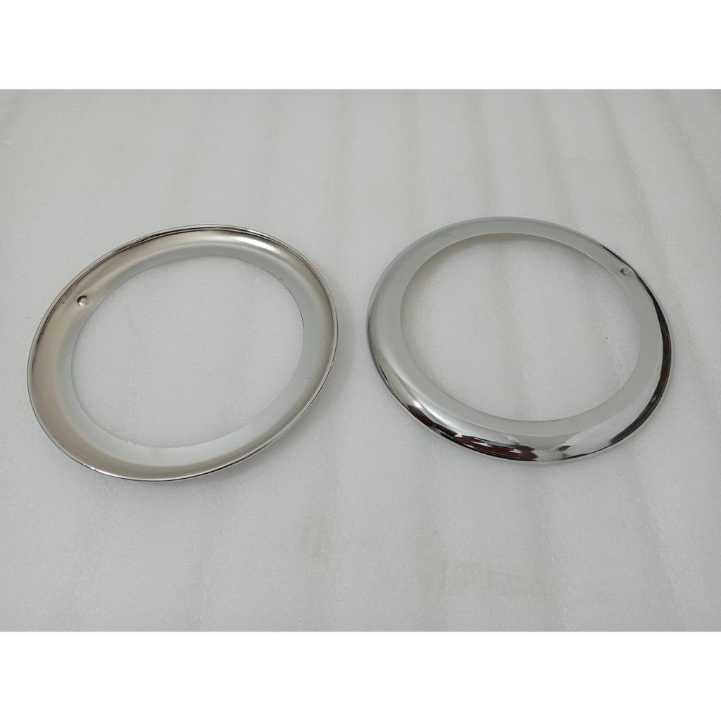 Headlight Retaining Set Bezel Chrome Rim Trim 8" For Willys Jeeps Truck |Fit For