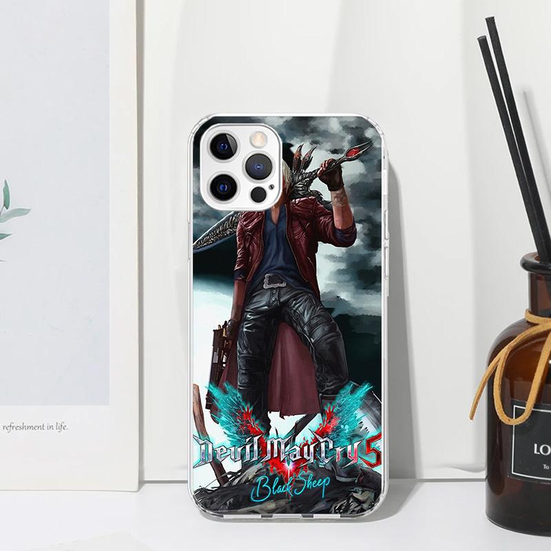 

Game D-Devil May Cry 5 Phone Case For Iphone 17 Air 16 15 Plus 16E 14 Pro Max 13 Mini 12 11 7 8 SE Fundas Soft Back Cover 17 Air iPhone 7(8)SE