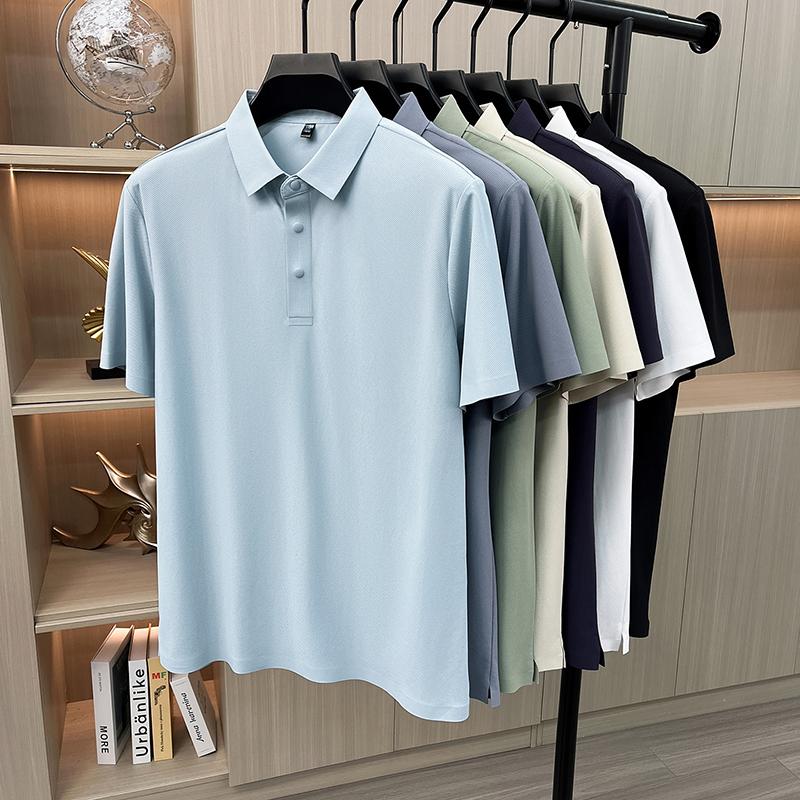 Men's Breathable Ice Silk Casual Polo Shirt