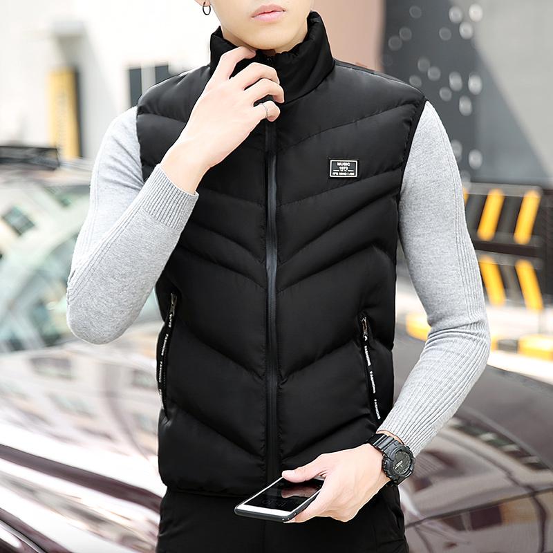Autumn Winter Warm Sleeveless Jacket Waistcoat Slim Fit Men 'S Vest Fashion Casual Coats Mens 