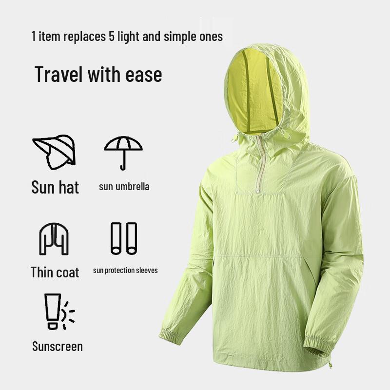 Warrior Men's 2026 Lightweight Ice Silk Sun Protection Jacket