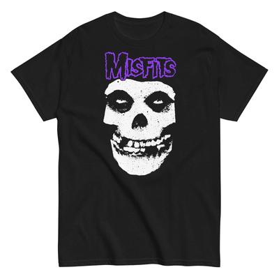 Misfits - Purple Skull T Shirt