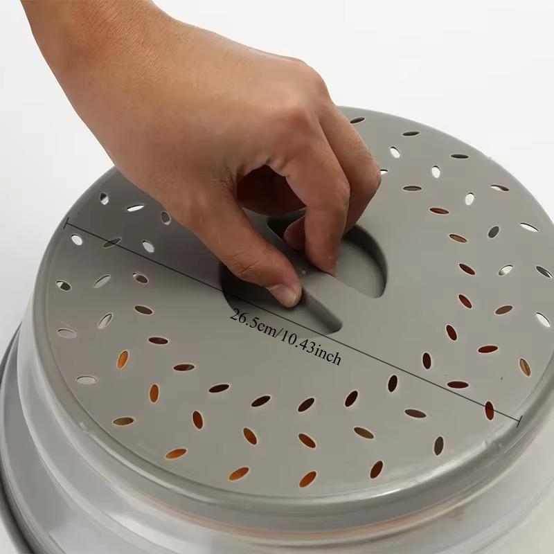 Microwave Splatter Cover Heating Folding Cover Fresh-keeping Cover Oil-proof Splash-proof Cover Cooking Lid