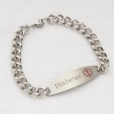 Fashionable Titanium Steel Medica Medical Logo Bracelet Stainless Steel Jewelry Men'S Bracelet