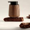 300ml Walnut Grain Press Type Foaming Bottle Shower Gel Shampoo Foam Bottle Luxury Foam Hand Sanitizer Bottle Soap Dispenser