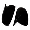 2 PCS For Skoda Fabia 2008-2014 Rearview Side Mirror Cover Cap Glossy Black /Carban Car Mirror Cover Accessories