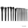 Professional 15-Piece Soft Makeup Brush Set for Powder, Eyeshadow, Blush & Highlight