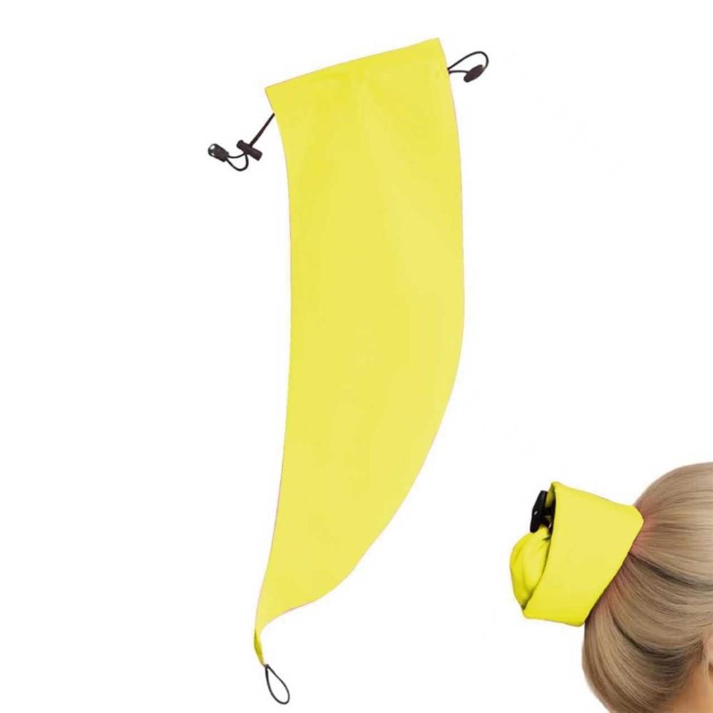 

Adjustable Waterproof Hair Sleeve Ponytail Design Styled Hair Protection Washing Shower Cap Reusable Ponytail Cap