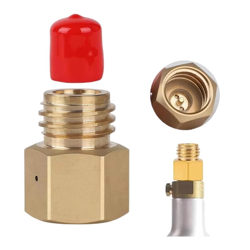 Professional High Compatibility TR21 4 To TR21 3 Brass Connector Coupling Tool Less Installation CO2 Conversion Adapter