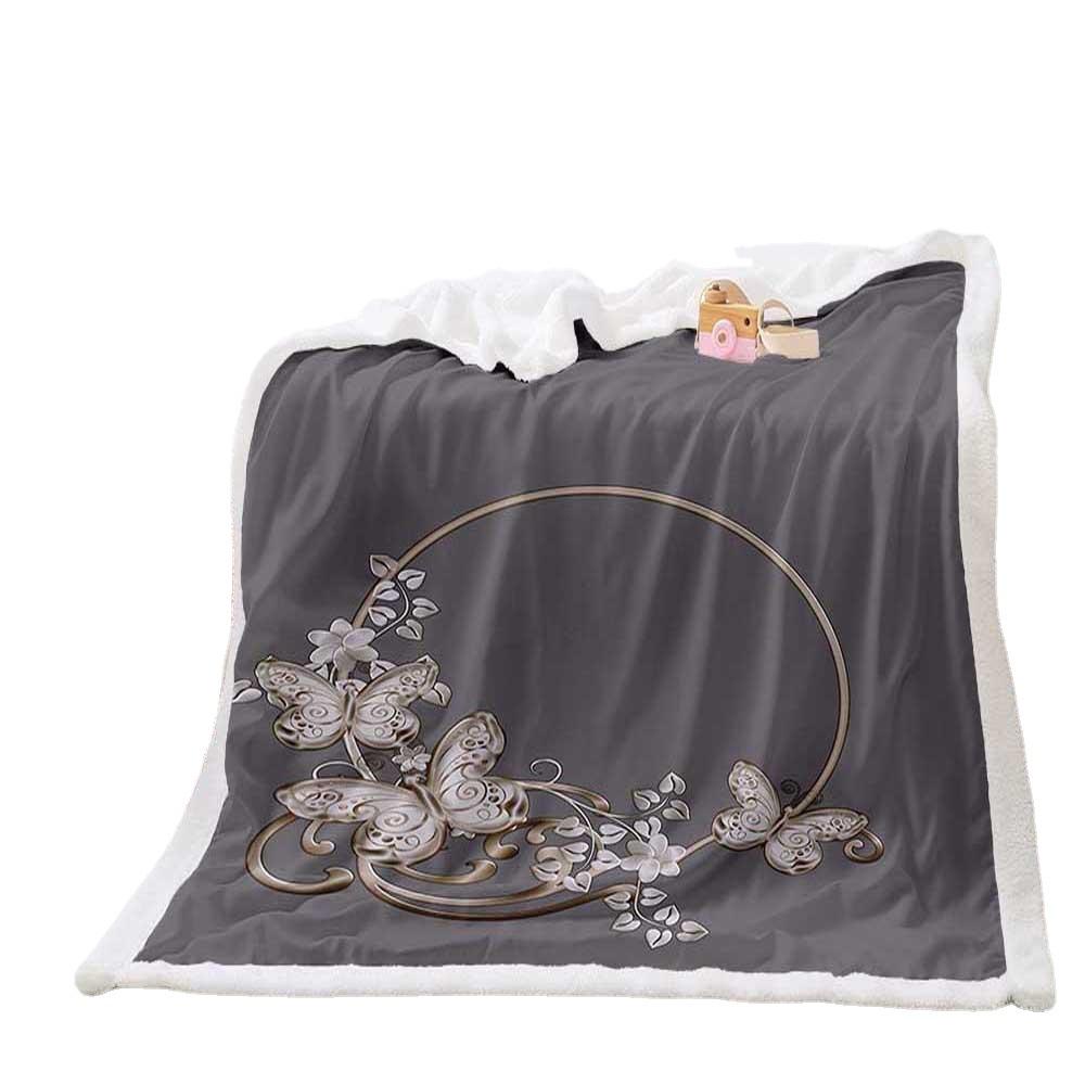 Ethnic pattern 2D digital printing thickened lamb wool crystal fleece blanket blanket
