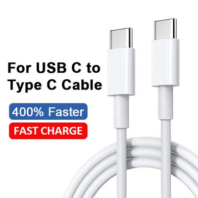 100W 6A Type C To Type C Cable Fast Charging USB To Type-C Data Cord For iPhone Samsung Xiaomi Redmi Quick Charger Adapter Wire