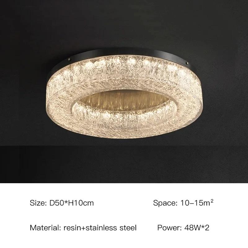 Nordic luxury ceiling light modern crystal LED pendant light hotel dining room living room home decoration lighting fixtures