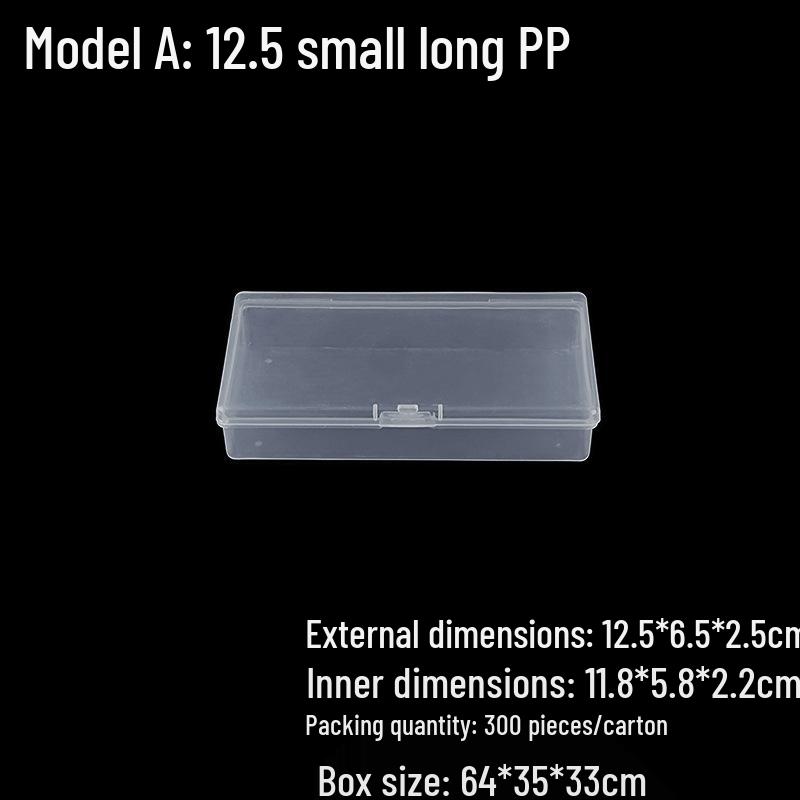 Multi-Purpose Clear Storage Box: Tackle, Stationery, Mask, Phone Case, Cable, Card Organizer