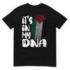 Palestine Flag It's In My DNA Palestinian Fingerprint Flag T-Shirt
