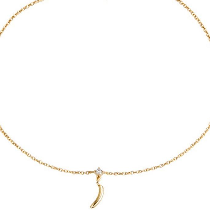 18K Gold-Plated Sterling Silver Banana Bracelet for Women - Simple, Versatile, Cute Design