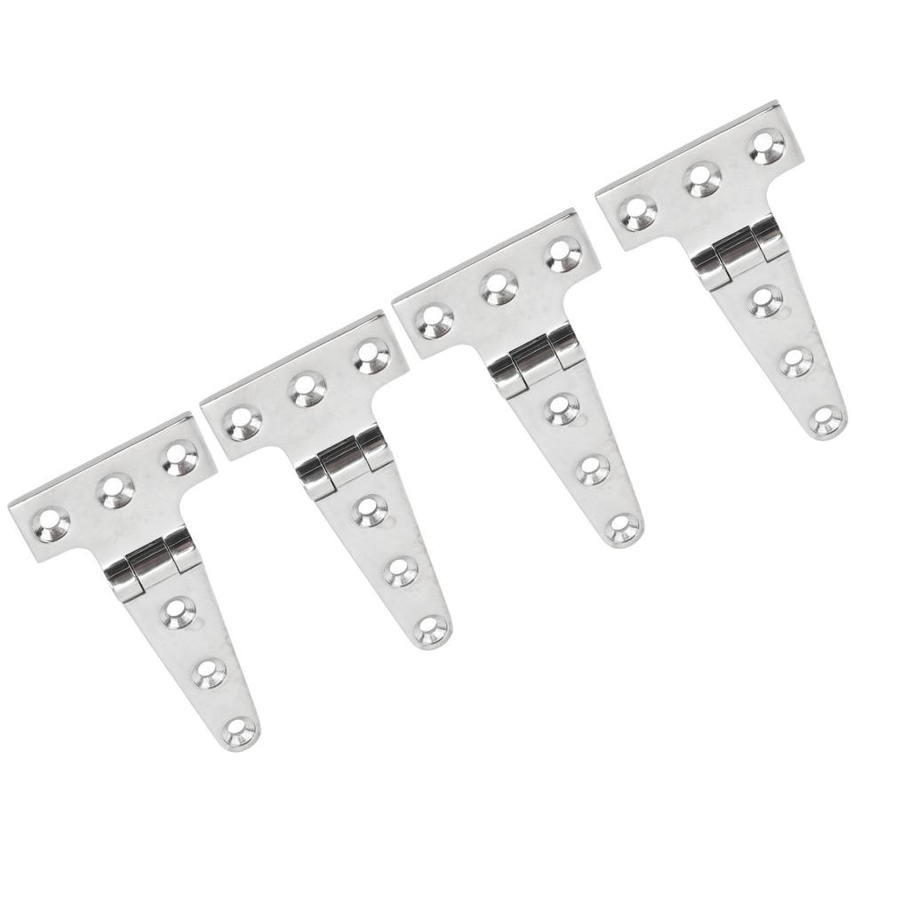 4ks Heavy Duty Marine Grade T Závěs 316 Nerezová ocel Universal Fit Poklop dveří T Závěs pro