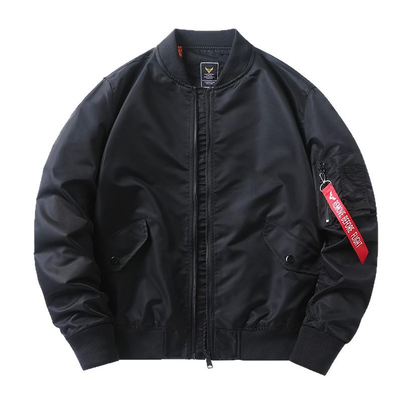 Veste de Pilote MA1 Force Aérienne Homme Automne & Hiver [Optionnel Coton Plus/Fine]