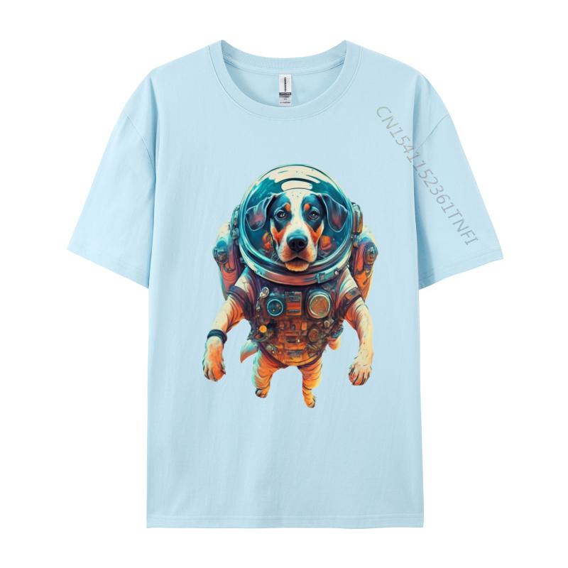 Funny Spacedog T Shirt Print Tops T Shirt Funny Cotton Unisexs Tshirts Hot Sale Tees Unisexs Designer Clothes