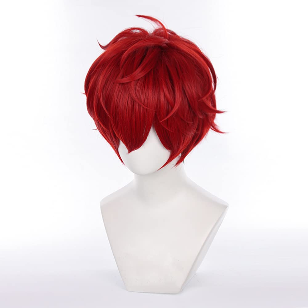 Hiiro Amagi Cosplay Costume Perfect for and Includes Wig Net Wig, Heat-Resistant, Accessory, Christmas, Halloween, Parties, Events,