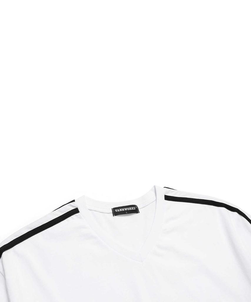 VANNWORKS Sporty Blockcore Long Sleeve Ver.1 (Vls0011) White/Black