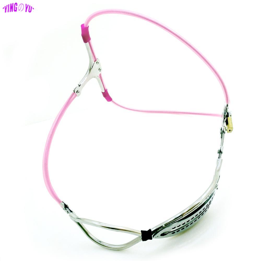 Female Light Weight Leather Chastity Belt Stainless Steel Lock BDSM Bondage Pants Sexy Underwear Sex Toys for Women Couples Game