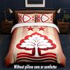  Nottingham Forest Design Set Lenzuola Letto 1 Copripiumino + 2 Federe Morbido Traspirante Biancheria da Letto per la Casa