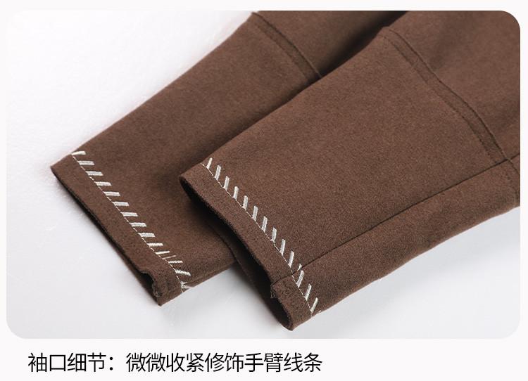[Stand up collar jacket] Winter simple casual versatile short top for women