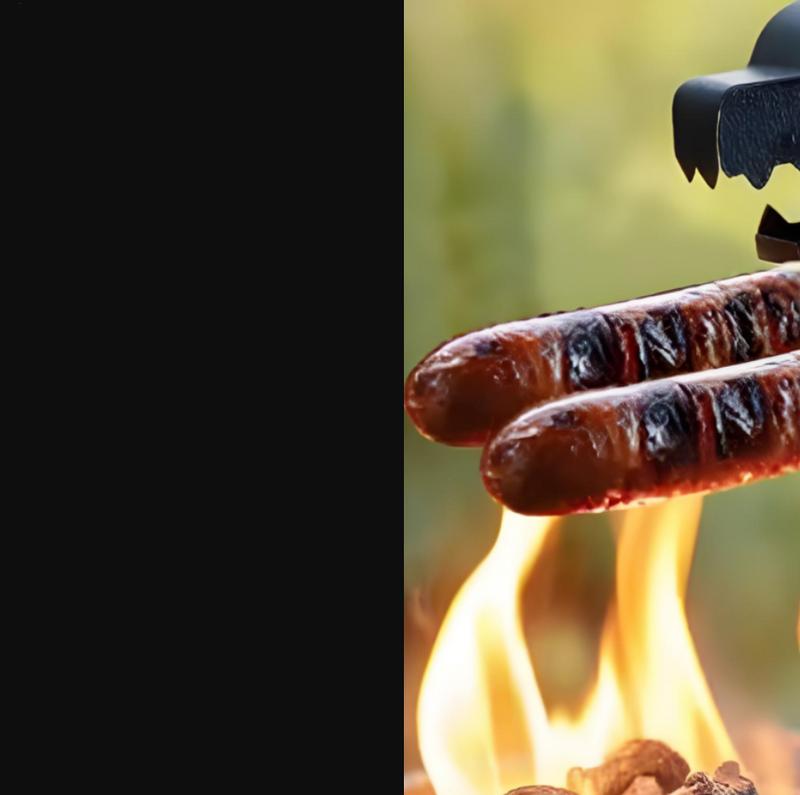 ДинозаврМонстр Гриль Нержавеющая Сталь BBQ Гриль Счастливое Пламя Хот-дог Жаровня Колбаса Барбекю Мясо Гриль Готовка Кемпинг CN