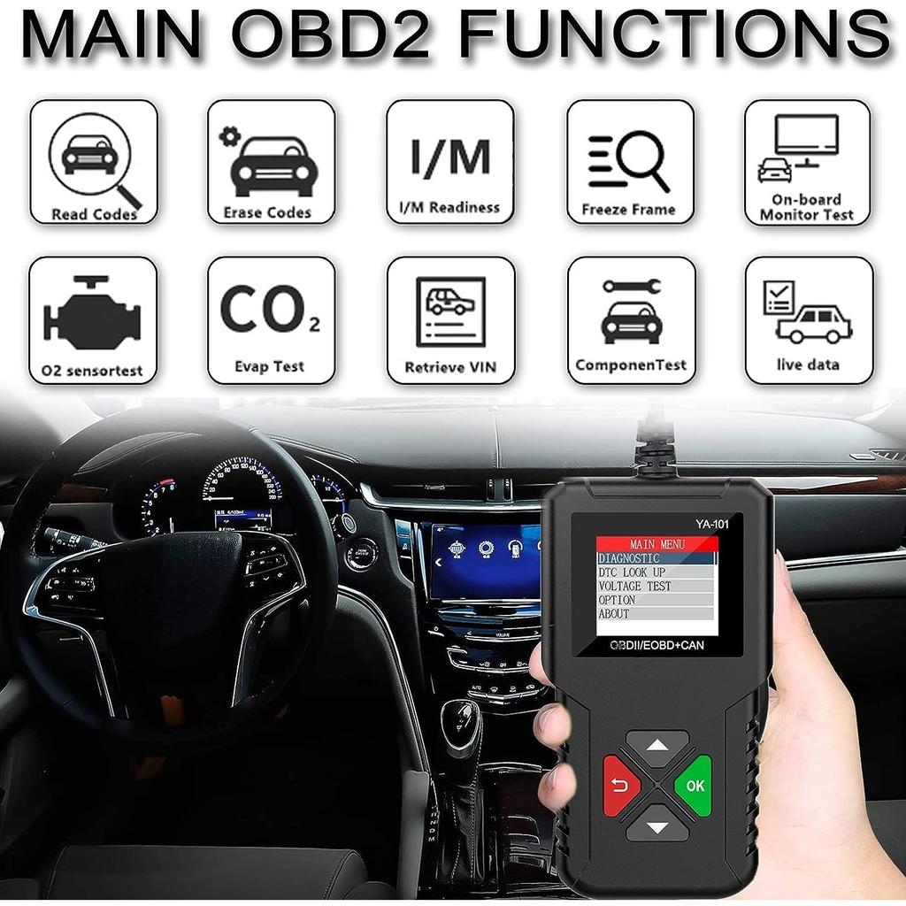 Mini Bluetooth OBD2 Scanner Diagnostic Tools Car Diagnostic Engine Code Reader for OBD II/EOBD Vehicles for Android
