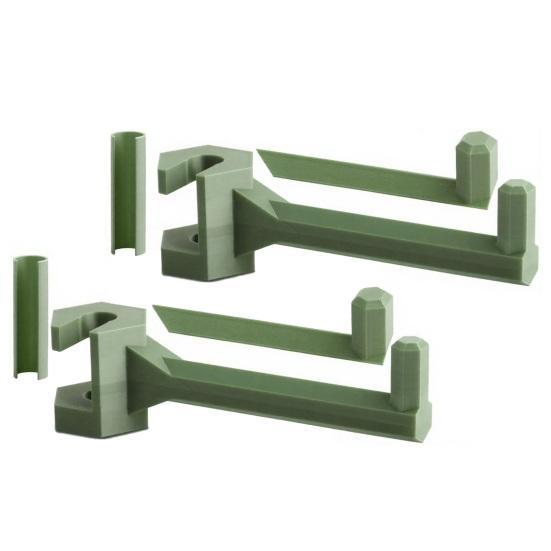 2Pcs Car Headrest Mount Bow Hanger Portable Universal SUV Truck Vehicle Outdoor Hunting Compound Recurve Bows Storage Hook Rack