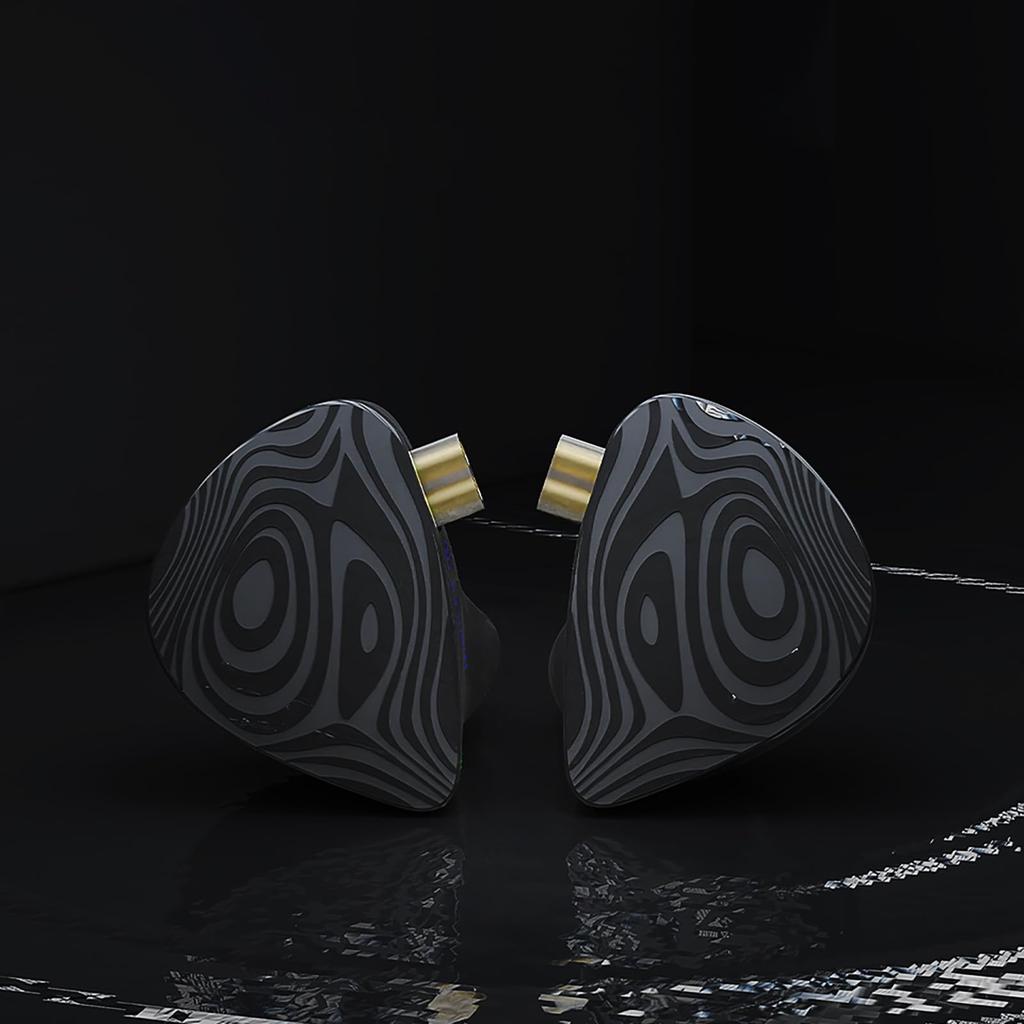 Linsoul CVJ Night Elf Hybrid Dynamische Ohrhörer Dual Compound Dynamischer Treiber 8mm Neu entwickelter Dynamischer Treiber DLC Diamantmembran Ergonomisches Design