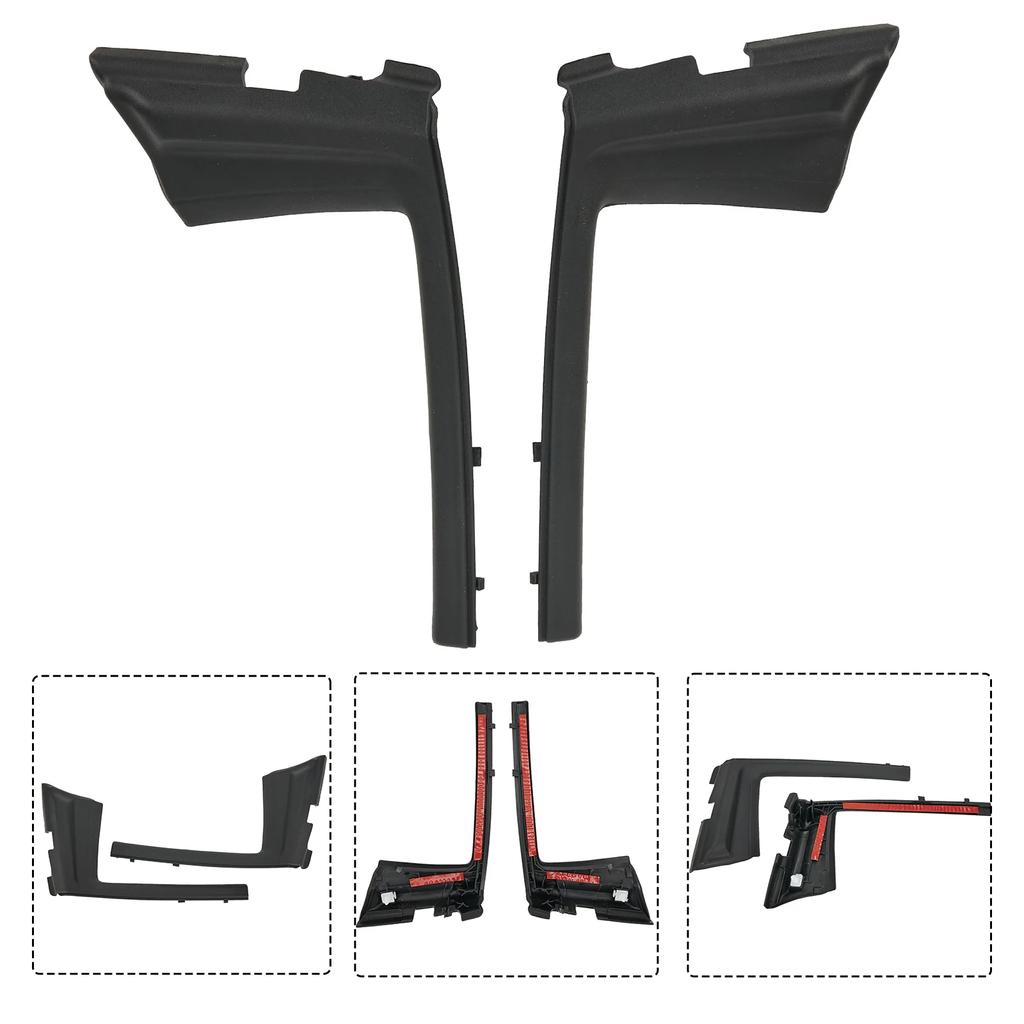 2Pcs Windshield Wiper Cowl Cover For Toyota For Yaris 2012-2014 Car Front Windshield Side Trim Cap Water Deflector Cowl Plates