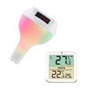 Wireless Floating Pool Thermometer Colorful Light Changing Swimming Pool LED Display for Garden Yard
