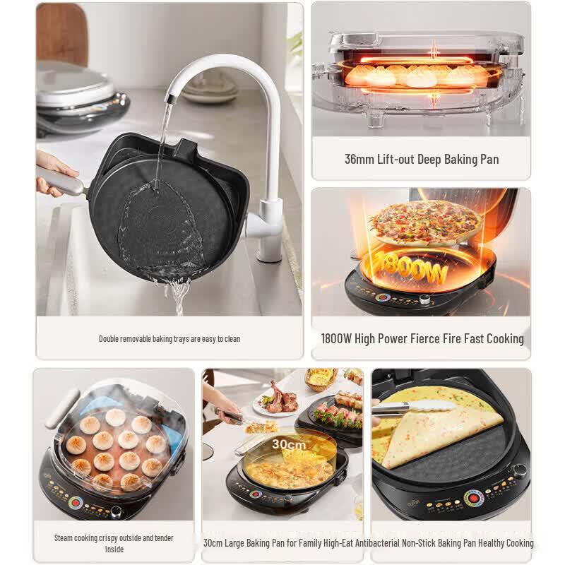 SUPOR Detachable Electric Griddle CN plug (adapter included)