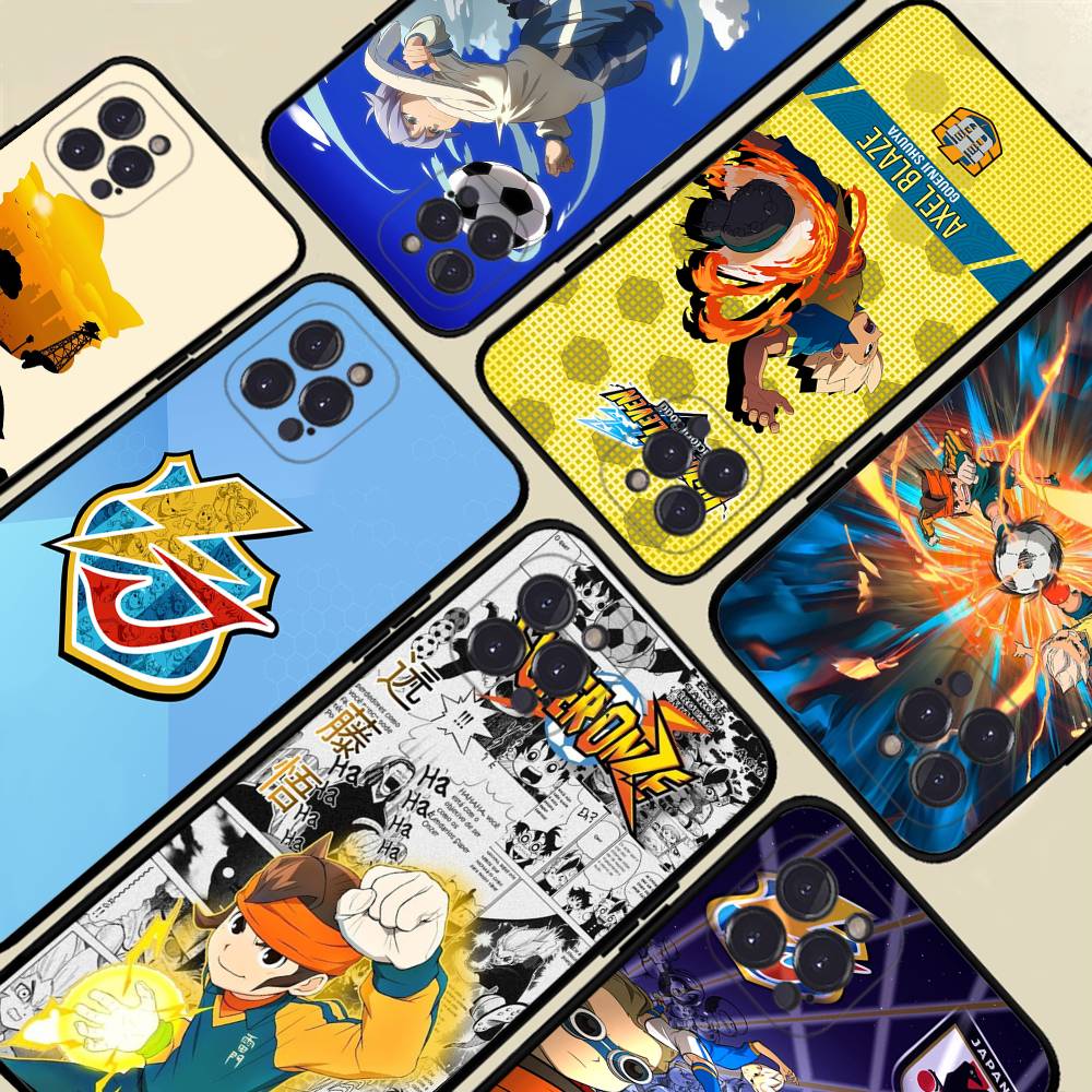 Axel Blaze Firestorm Inazuma Eleven Phone Case For Iphone 16 15 17 13 14 12 11 Pro Max Plus Black Shell Cover Case