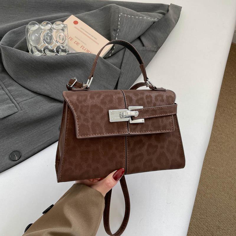 Handbag with Key Lock, Small Exclusive and Luxurious Crossbody Bag, Small Square Bag