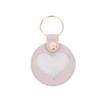 1Pc Pet Hair Storage Bag Keychain Leather Cat Paw Heart Love Keyring Diy Memorial Gift Key Chain Cat Dog Fur Container Pendant