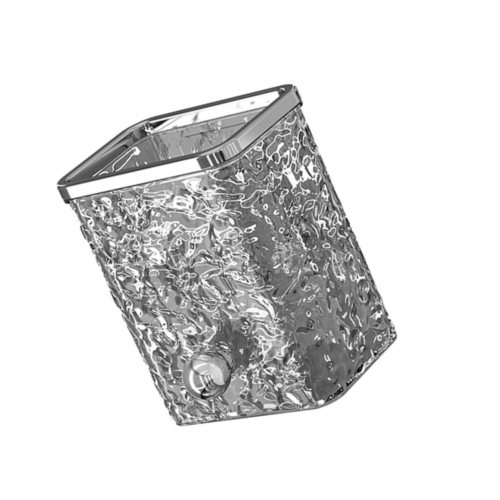 

Настенный ящик для хранения с узором «ледники», экономящий место, подставка для зубных щеток и зубной пасты для ванной комнаты, инструмент для организации дома серый