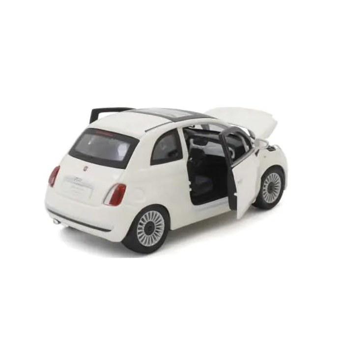 Kyosho Burago Fiat 500 2007 1/24 White BUR22106W1