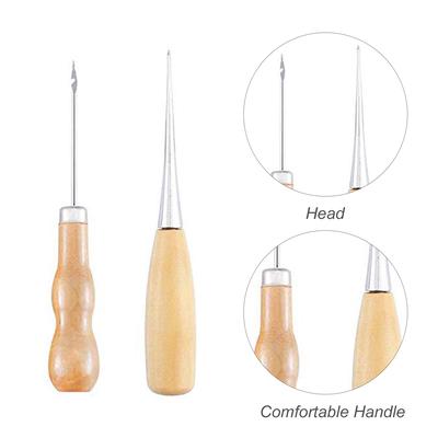 31Pcs Leather Waxed Thread Craft Tool DIY Sewing Accessories Leather Hand Sewing Needles for