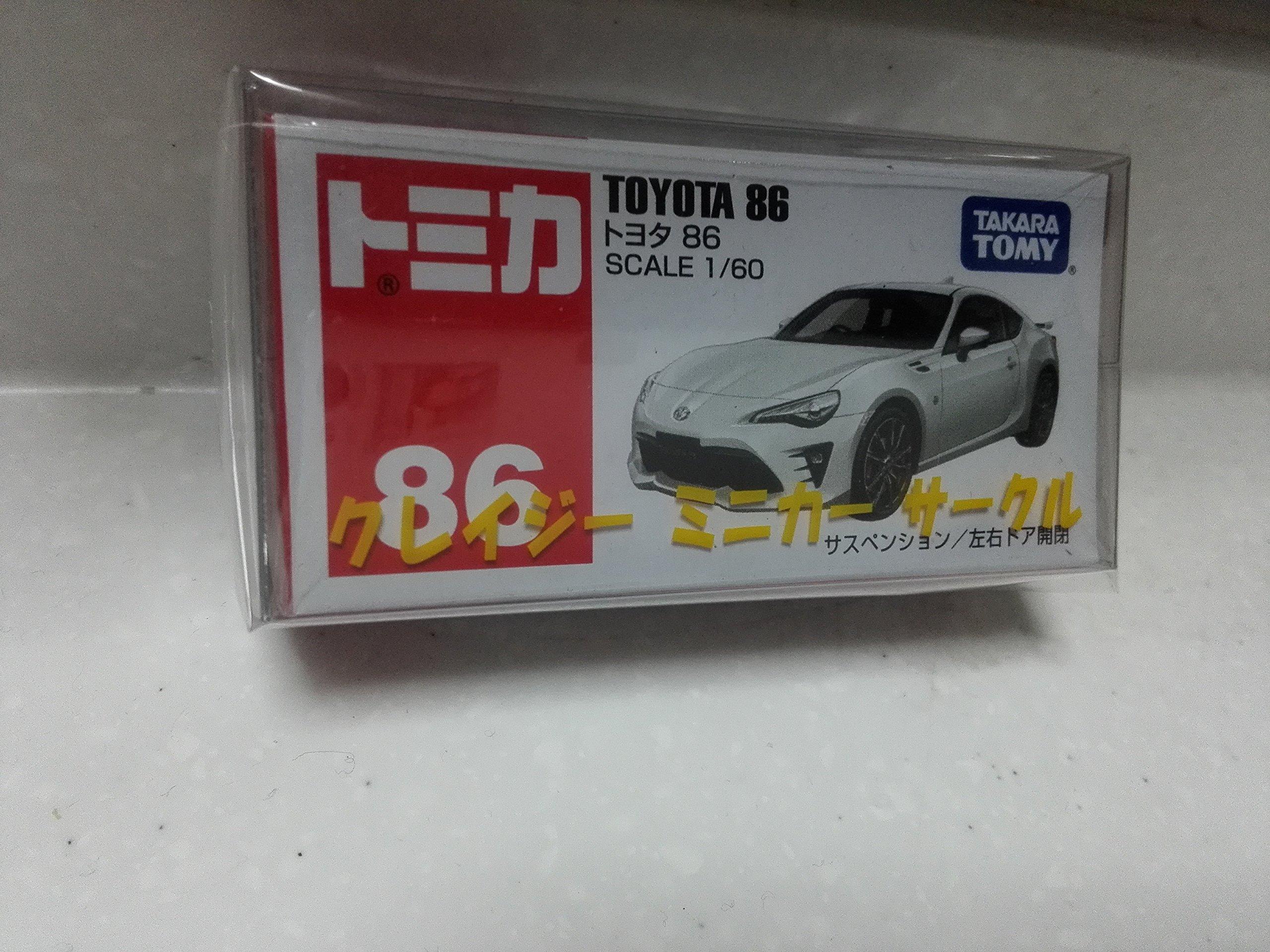

В комплект входит чехол Tomica 86 Toyota 86 Regular Color Crazy Mini Car Circle.