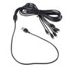 Multiple Device Charging Cable 6 In 1 Male USB To Male USB 5Pin Connectors Cord Splitter Wire Charging 6pcs Phones