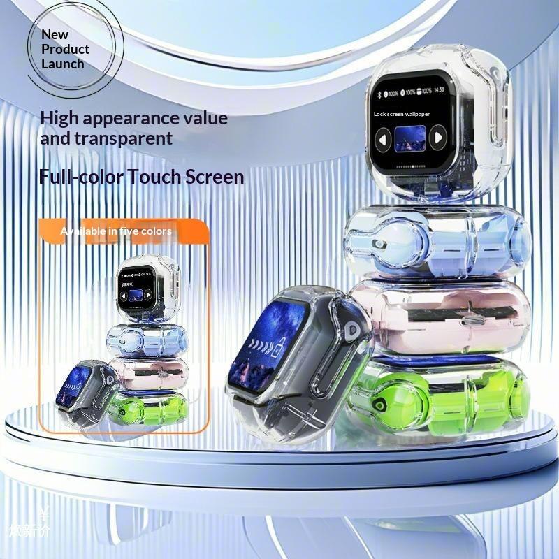 Wireless Earphone Bluetooth 5.4 Sport Gaming Headsets Noise Reduction Earbuds Bass Touch Control For Smartphones
