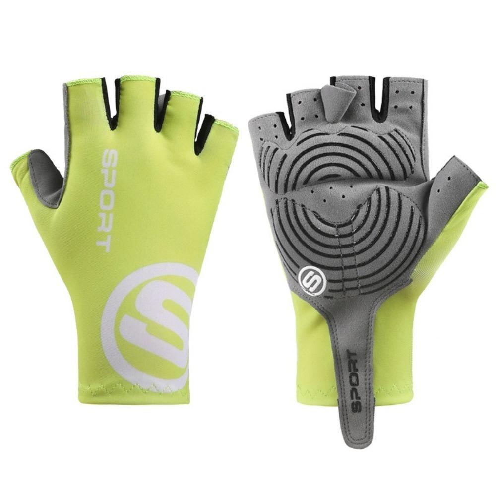 

1Pair Non Slip Driving Gloves Sun Protection Sport Riding Gloves Windproof Fishing Gloves Gym M зелёный