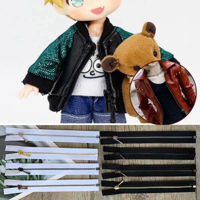 Clothes Accessory Mini Zipper Handmade Sewing Scrapbooking Doll Clothing Zippers Garment Applique